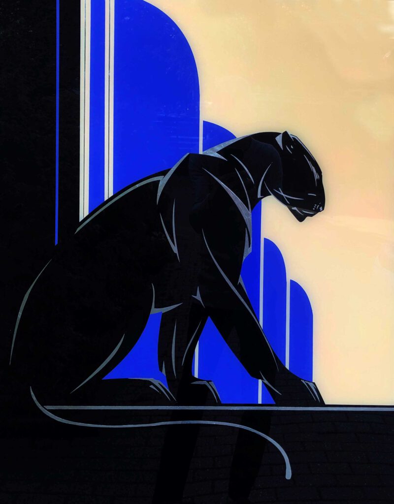 Panther blu Art Panther blu Art