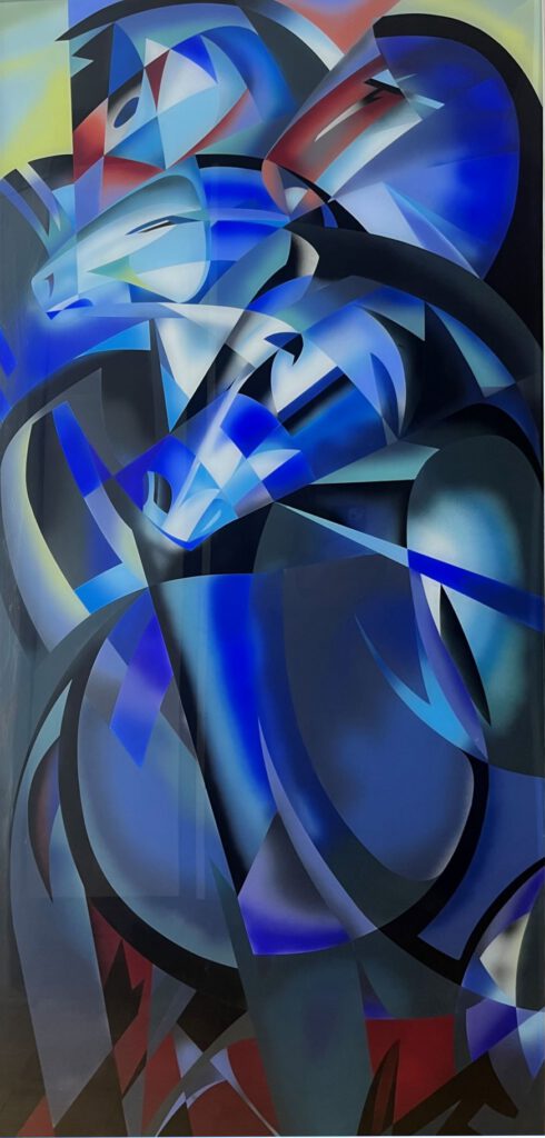 Blaue Pferde Bild Turm der blauen Pferde Blaue Pferde Bild Turm der blauen Pferde